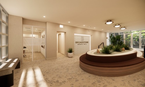lobby with spacious areas