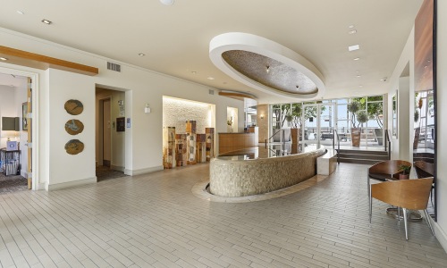 lobby with spacious areas